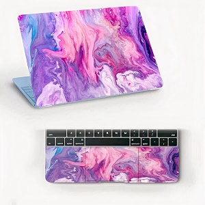 atodds laptop skin sticker  compatible for 16 inch laptop - notebook - macbook  bubble free application  scratchproof matte finish  full body coverage design-68