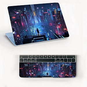 atodds laptop skin sticker  compatible for 16 inch laptop - notebook - macbook  bubble free application  scratchproof matte finish  full body coverage design-62