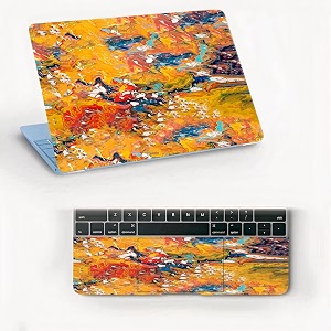 atodds laptop skin sticker  compatible for 16 inch laptop - notebook - macbook  bubble free application  scratchproof matte finish  full body coverage design-115