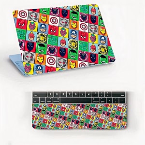 atodds laptop skin sticker  compatible for 16 inch laptop - notebook - macbook  bubble free application  scratchproof matte finish  full body coverage design-108