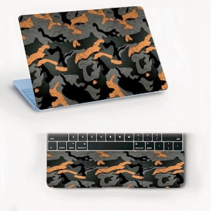atodds laptop skin sticker  compatible for 16 inch laptop - notebook - macbook  bubble free application  scratchproof matte finish  full body coverage design-12