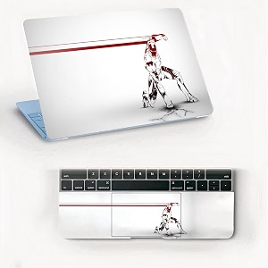 atodds laptop skin sticker  compatible for 16 inch laptop - notebook - macbook  bubble free application  scratchproof matte finish  full body coverage design-46