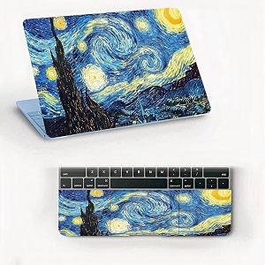 atodds laptop skin sticker  compatible for 16 inch laptop - notebook - macbook  bubble free application  scratchproof matte finish  full body coverage design-43