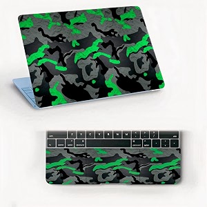 atodds laptop skin sticker  compatible for 16 inch laptop - notebook - macbook  bubble free application  scratchproof matte finish  full body coverage design-8