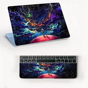 atodds laptop skin sticker  compatible for 16 inch laptop - notebook - macbook  bubble free application  scratchproof matte finish  full body coverage design-122