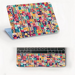 atodds laptop skin sticker  compatible for 16 inch laptop - notebook - macbook  bubble free application  scratchproof matte finish  full body coverage design-84