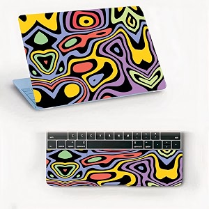 atodds laptop skin sticker  compatible for 16 inch laptop - notebook - macbook  bubble free application  scratchproof matte finish  full body coverage design-85