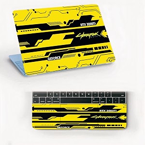 atodds laptop skin sticker  compatible for 16 inch laptop - notebook - macbook  bubble free application  scratchproof matte finish  full body coverage design-71
