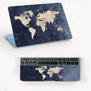 atodds laptop skin sticker  compatible for 16 inch laptop - notebook - macbook  bubble free application  scratchproof matte finish  full body coverage design-67