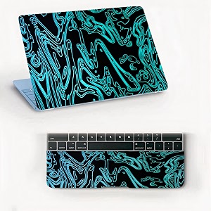 atodds laptop skin sticker  compatible for 16 inch laptop - notebook - macbook  bubble free application  scratchproof matte finish  full body coverage design-102