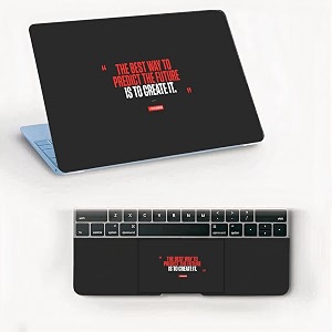 atodds laptop skin sticker  compatible for 16 inch laptop - notebook - macbook  bubble free application  scratchproof matte finish  full body coverage design-47
