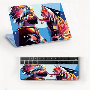 atodds laptop skin sticker  compatible for 16 inch laptop - notebook - macbook  bubble free application  scratchproof matte finish  full body coverage design-57