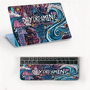 atodds laptop skin sticker  compatible for 16 inch laptop - notebook - macbook  bubble free application  scratchproof matte finish  full body coverage design-24