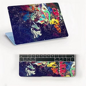 atodds laptop skin sticker  compatible for 16 inch laptop - notebook - macbook  bubble free application  scratchproof matte finish  full body coverage design-128
