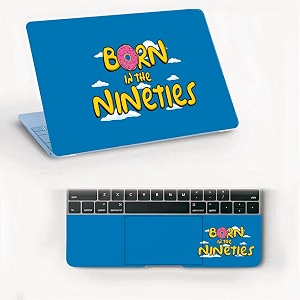 atodds laptop skin sticker  compatible for 16 inch laptop - notebook - macbook  bubble free application  scratchproof matte finish  full body coverage design-96