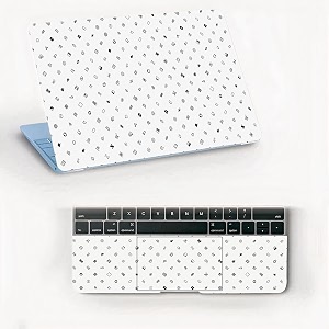 atodds laptop skin sticker  compatible for 16 inch laptop - notebook - macbook  bubble free application  scratchproof matte finish  full body coverage design-21