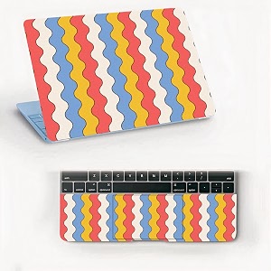 atodds laptop skin sticker  compatible for 16 inch laptop - notebook - macbook  bubble free application  scratchproof matte finish  full body coverage design-98