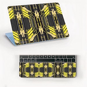 atodds laptop skin sticker  compatible for 16 inch laptop - notebook - macbook  bubble free application  scratchproof matte finish  full body coverage design-77