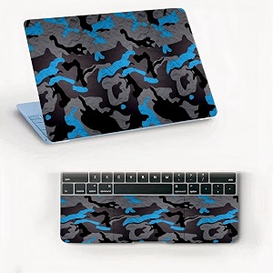 atodds laptop skin sticker  compatible for 16 inch laptop - notebook - macbook  bubble free application  scratchproof matte finish  full body coverage design-4