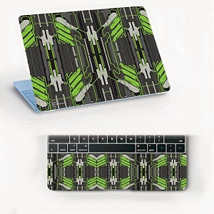 atodds laptop skin sticker  compatible for 16 inch laptop - notebook - macbook  bubble free application  scratchproof matte finish  full body coverage design-78