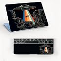 AtOdds Laptop Skin Sticker | Compatible for 16 inch Laptop - Notebook - MacBook | Bubble Free Application | Scratchproof Matte Finish | Full Body Coverage (Design-105)
