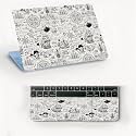 AtOdds Laptop Skin Sticker | Compatible for 16 inch Laptop - Notebook - MacBook | Bubble Free Application | Scratchproof Matte Finish | Full Body Coverage (Design-14)