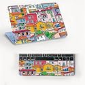 AtOdds Laptop Skin Sticker | Compatible for 16 inch Laptop - Notebook - MacBook | Bubble Free Application | Scratchproof Matte Finish | Full Body Coverage (Design-100)
