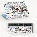AtOdds Laptop Skin Sticker | Compatible for 16 inch Laptop - Notebook - MacBook | Bubble Free Application | Scratchproof Matte Finish | Full Body Coverage (Design-55)