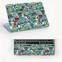 AtOdds Laptop Skin Sticker | Compatible for 16 inch Laptop - Notebook - MacBook | Bubble Free Application | Scratchproof Matte Finish | Full Body Coverage (Design-7)