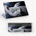 AtOdds Laptop Skin Sticker | Compatible for 16 inch Laptop - Notebook - MacBook | Bubble Free Application | Scratchproof Matte Finish | Full Body Coverage (Design-34)