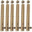 Atom 10 inch Aluminium Tower Bolt | Antique Finish | Home and Offices Doors and Windows Tower Bolt, TB001, Pack of 6