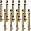 Atom 10 Pack, 10 inch Aluminum Tower Bolt | Brass Antique Finish | Home and Offices Doors and Windows Tower Bolt, TB002