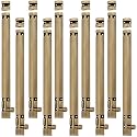Atom 10 Pack, 18 inch Aluminium Tower Bolt | Brass Antique Finish | Home and Offices Doors and Windows Tower Bolt, TB002