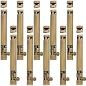 Atom 10 Pack, 8 inch Aluminum Tower Bolt | Brass Antique Finish | Home and Offices Doors and Windows Tower Bolt, TB002