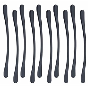 atom 118 inch zinc handle  black matt finish  cabinet bar wardrobe handle cupboard grip drawer knob  pack of 20  ch-548