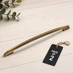 atom 122 inch zinc pull handle  antique finish  stylish door handle for home cabinet amp drawer  push bar 545  pack of 2