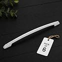 Atom 12.2 inch Zinc Pull Handle | Cppt Finish | Designer Pull Handle for Wardrobe &amp; Furniture | Bar 545 | Pack of 6