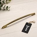 Atom 12.2 inch Zinc Pull Handle | Antique Finish | Stylish Door Handle for Home Cabinet &amp; Drawer | Push Bar 545 | Pack of 2