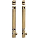 Atom 2 Pack, 10 inch Aluminum Tower Bolt | Brass Antique Finish | Home and Offices Doors and Windows Tower Bolt, TB002