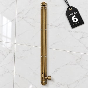 atom 24 inch aluminium tower bolt  antique finish  home and offices doors and windows tower bolt tb001 pack of 6