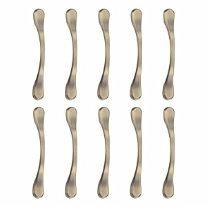 atom 4 inch cabinet pull handle  brass antique finish  wardrobe kitchen cupboard door  pack of 20  product code ch-548