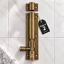 Atom 6 inch Aluminium Tower Bolt | Antique Finish | Home and Offices Doors and Windows Tower Bolt, TB001, Pack of 2