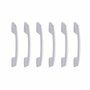 atom 6 inch zinc cabinet pull handle  cppt finish  handle for wardrobe drawer amp office cabinet  push bar 545  pack of 6