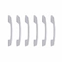 Atom 6 inch Zinc Cabinet Pull Handle | Cppt Finish | Handle for Wardrobe, Drawer &amp; Office Cabinet | Push Bar 545 | Pack of 6