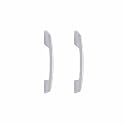 Atom 6 inch Zinc Cabinet Pull Handle | Cppt Finish | Wardrobe Handle for Kitchen, Office &amp; Drawer Use | Push Bar 545 | Pack of 2