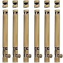 Atom 6 Pack, 10 inch Aluminum Tower Bolt | Brass Antique Finish | Home and Offices Doors and Windows Tower Bolt, TB002