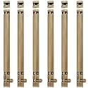 Atom 6 Pack, 18 inch Aluminium Tower Bolt | Brass Antique Finish | Home and Offices Doors and Windows Tower Bolt, TB002