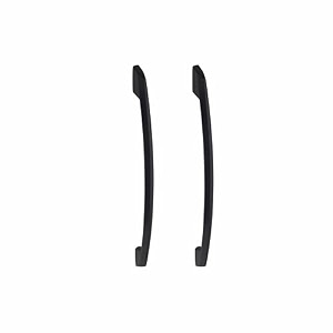 atom 7 inch zinc cabinet pull handle  black matt finish  other brand style door handle alternative  drawer push bar 545  pack of 2