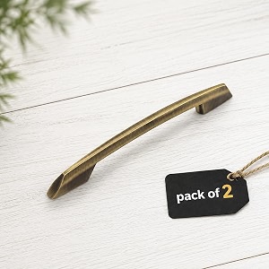 atom 7 inch zinc cabinet pull handle  antique finish  other brand style door handle alternative  drawer bar 545  pack of 2