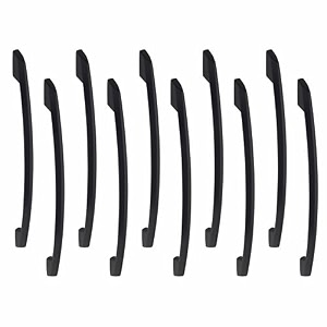 atom 7 inch zinc cabinet pull handle  black matt finish  car dent remover puller compatible pull handle  furniture bar 545  pack of 10